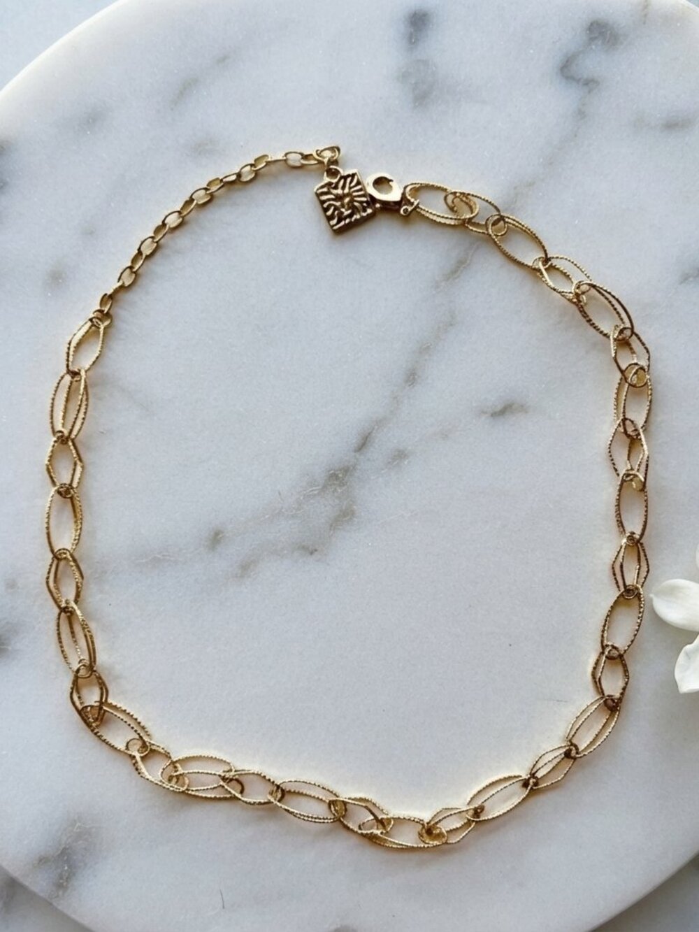 Vintage Anne Klein Goldtone Necklace – Dainty and Delicate